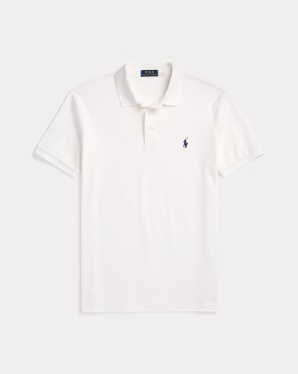 Custom Slim Fit Stretch Mesh Polo Shirt